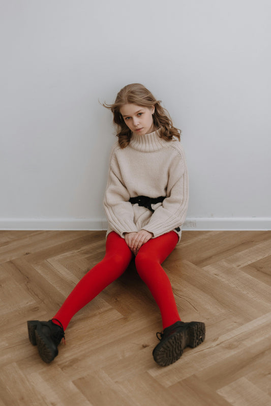 Red Tights: The Hottest Accessory of the Season!